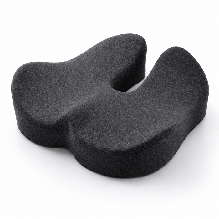 coussin d'assise à mémoire de forme, coloris noir