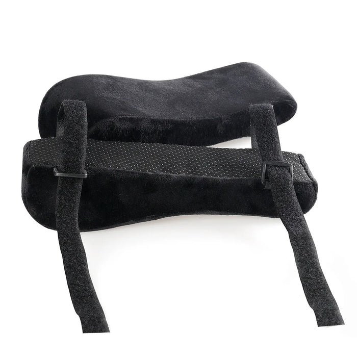coussin d'accoudoir avec sangles réglables, vue de dessous