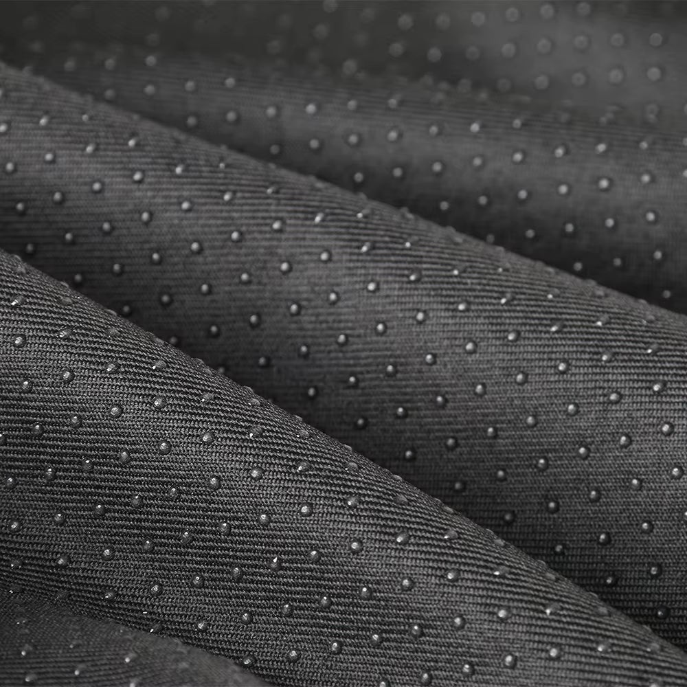 texture antidérapante du coussin à découpe coccyx en U, gros plan