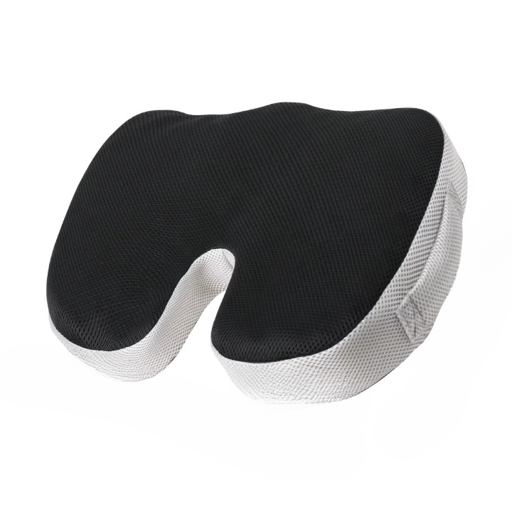 coussin d'assise à découpe coccyx en U, coloris noir
